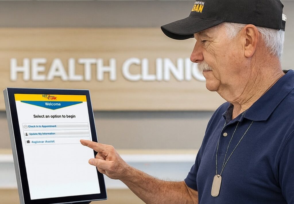 Veteran checking in on VetLink