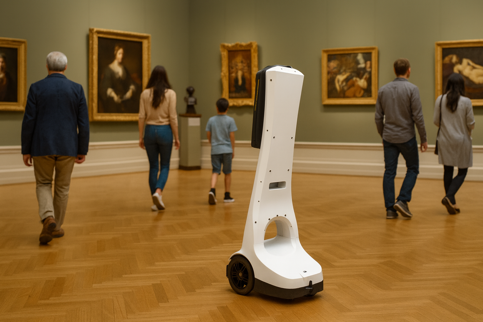 Museum tour via Telepresence robot
