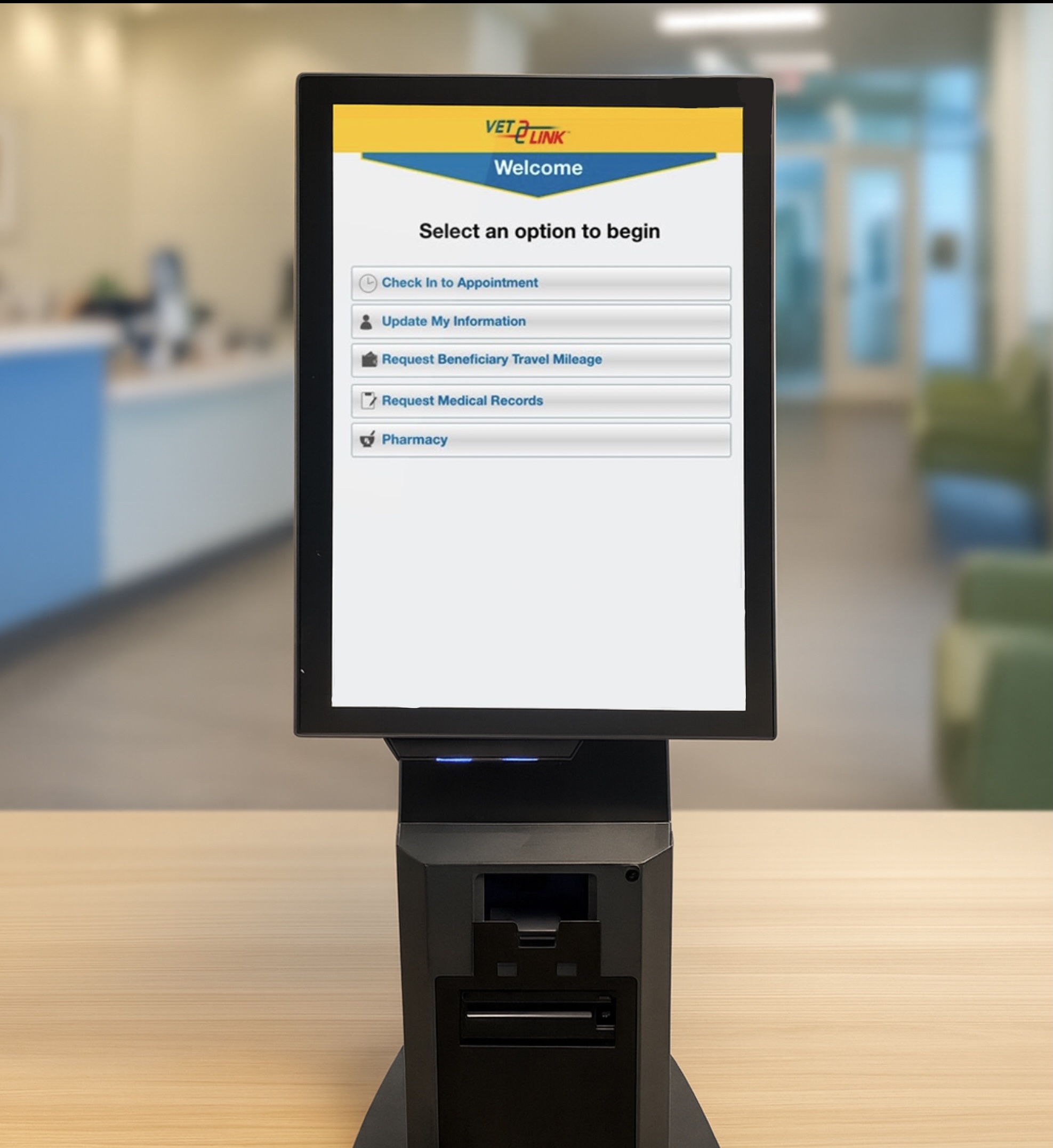 VetLink Kiosk for Veterans Affairs