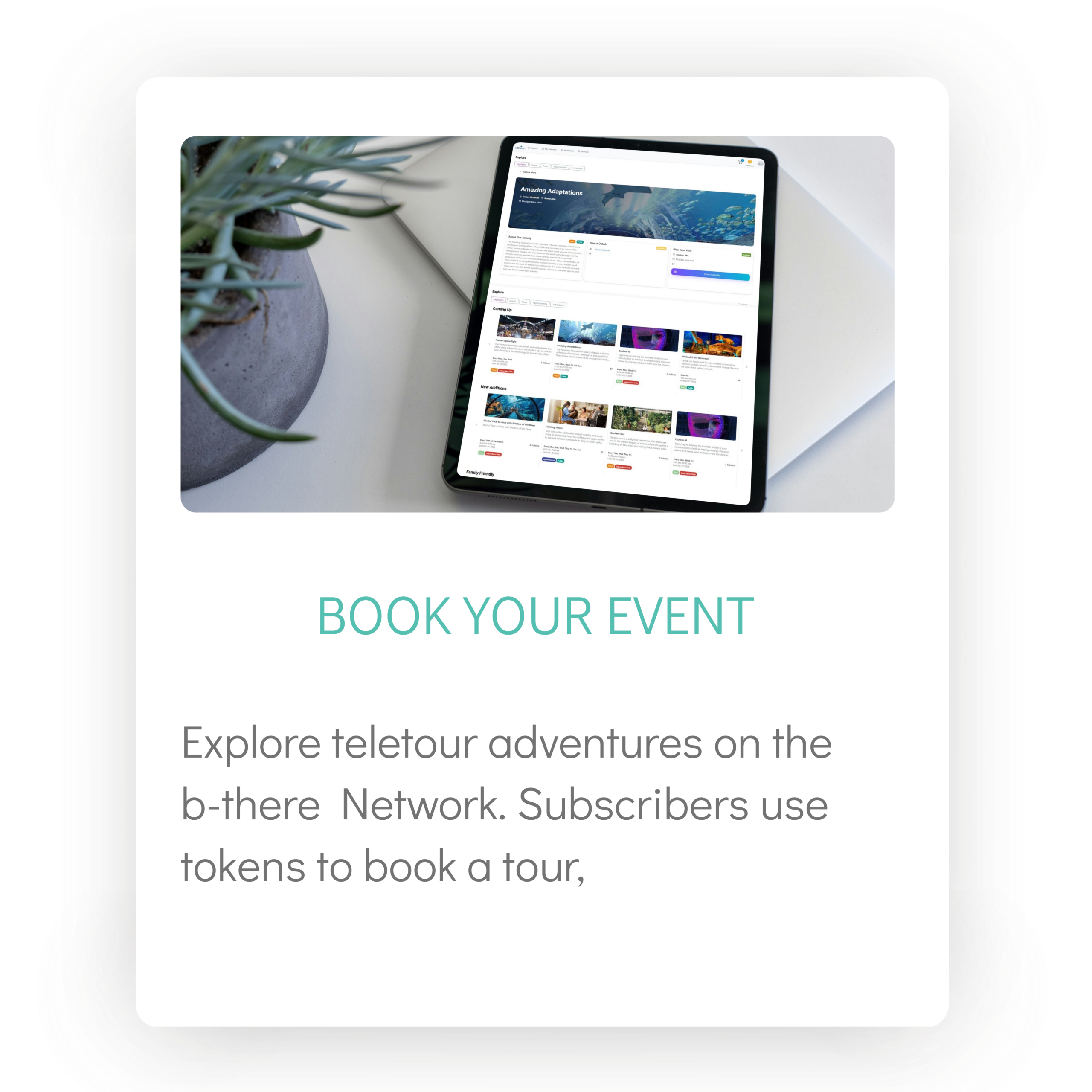 Book a telepresence tour and experience