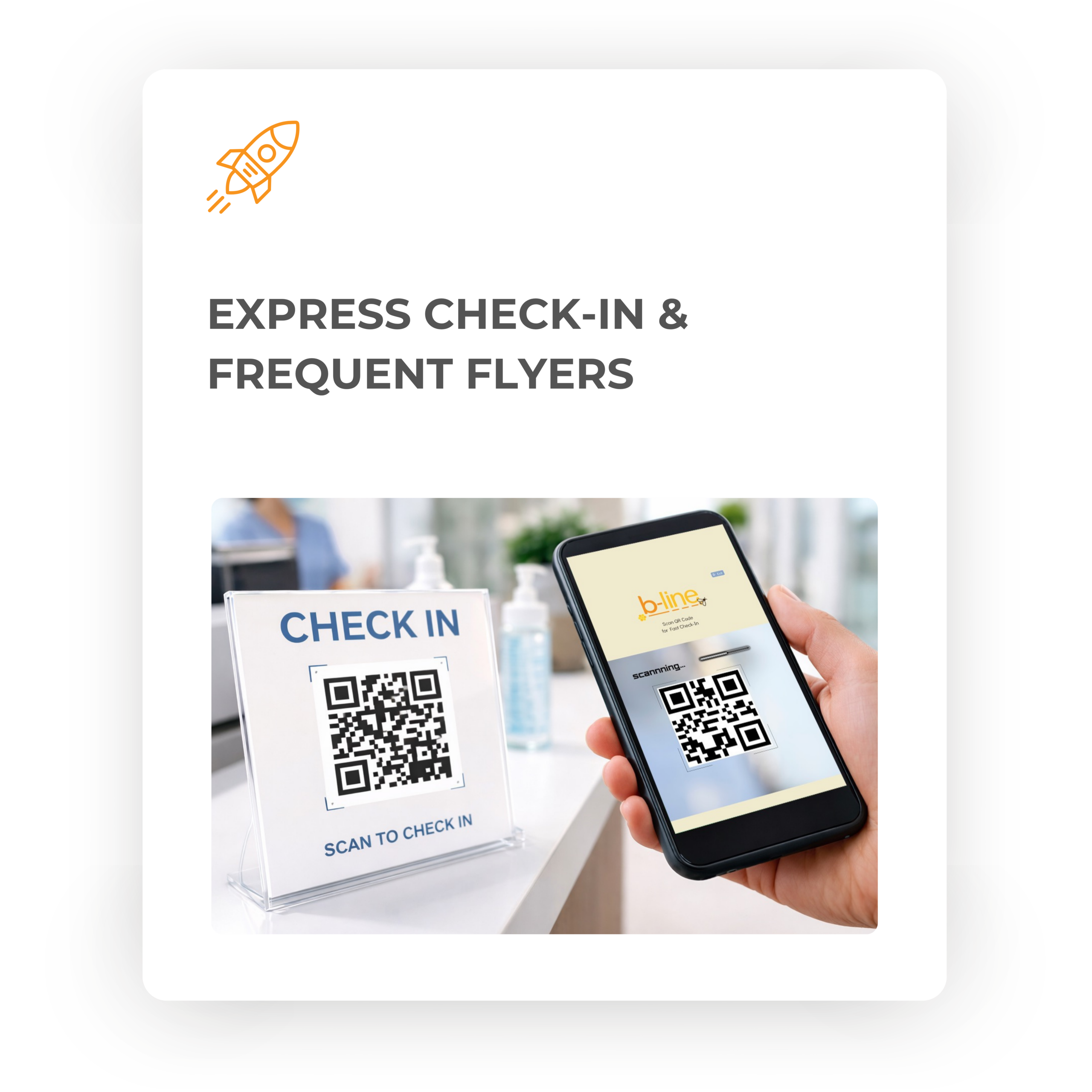 Express check-in & Frequent Flyers